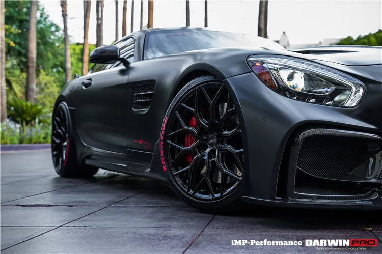 2015-2022 Mercedes Benz AMG GT GTS  IMP Performance Partial Carbon Fiber Side Skirts