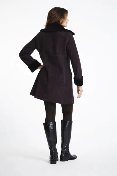 #2440 Classic Fitted Shearling with Notch Collar