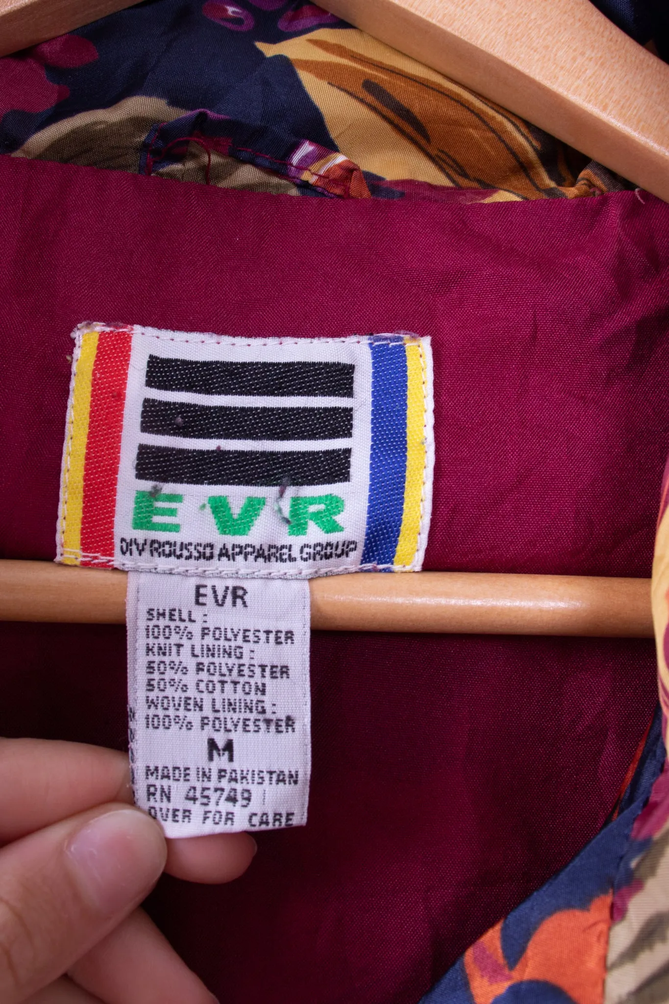 90s EVR Fruit Vines Windbreaker