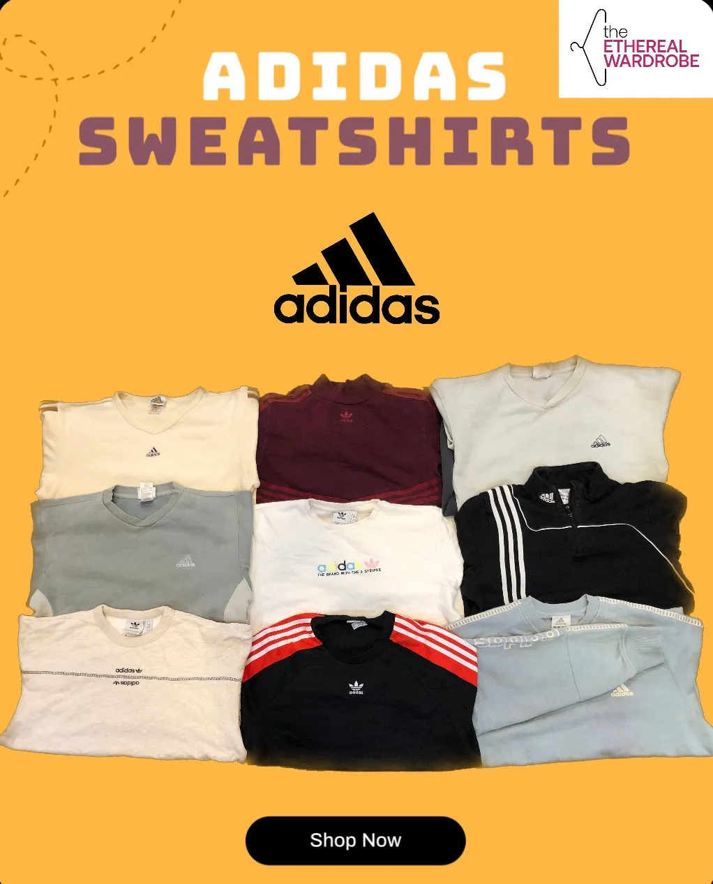 Adidas Only Premium Vintage Sweatshirts Bundle