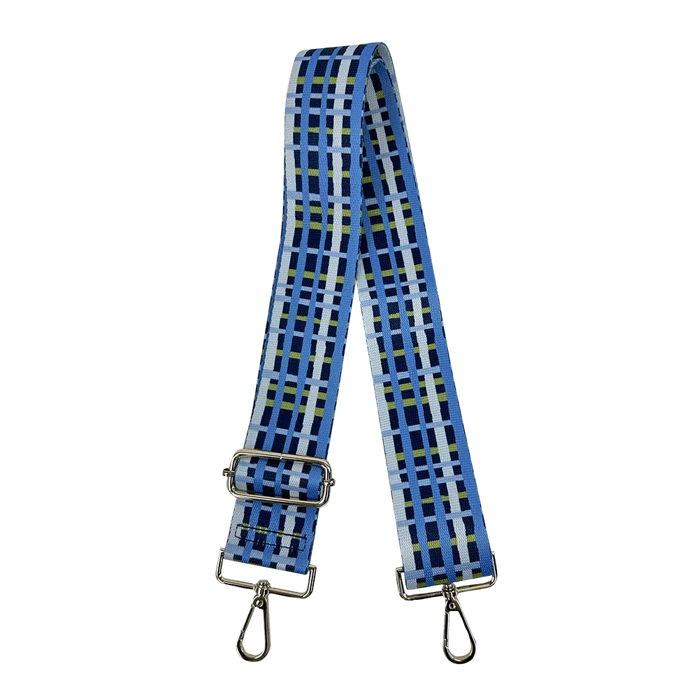 Ahdorned x Madcap Cottage 'Plaid' Interchangeable Adjustable Bag Straps