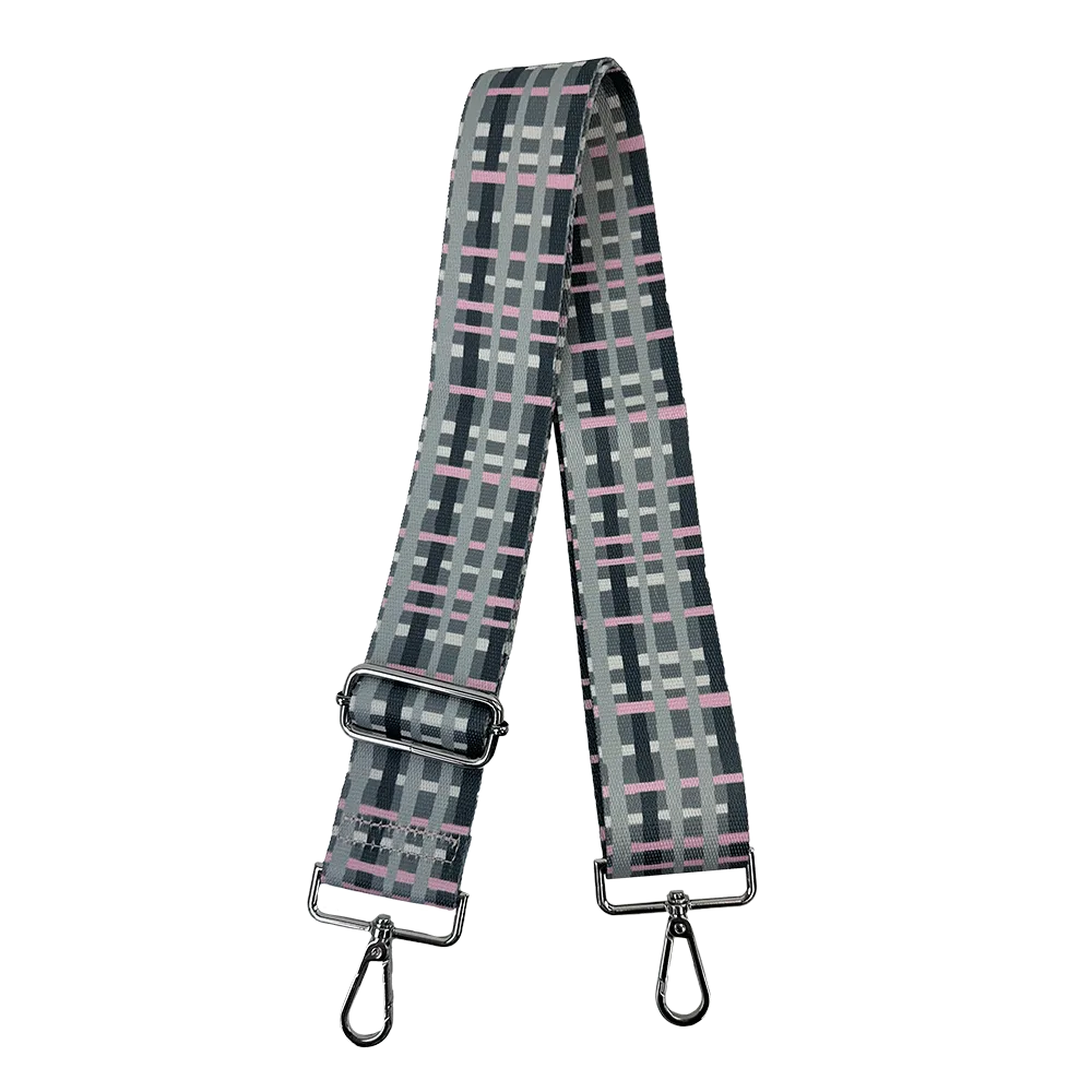 Ahdorned x Madcap Cottage 'Plaid' Interchangeable Adjustable Bag Straps