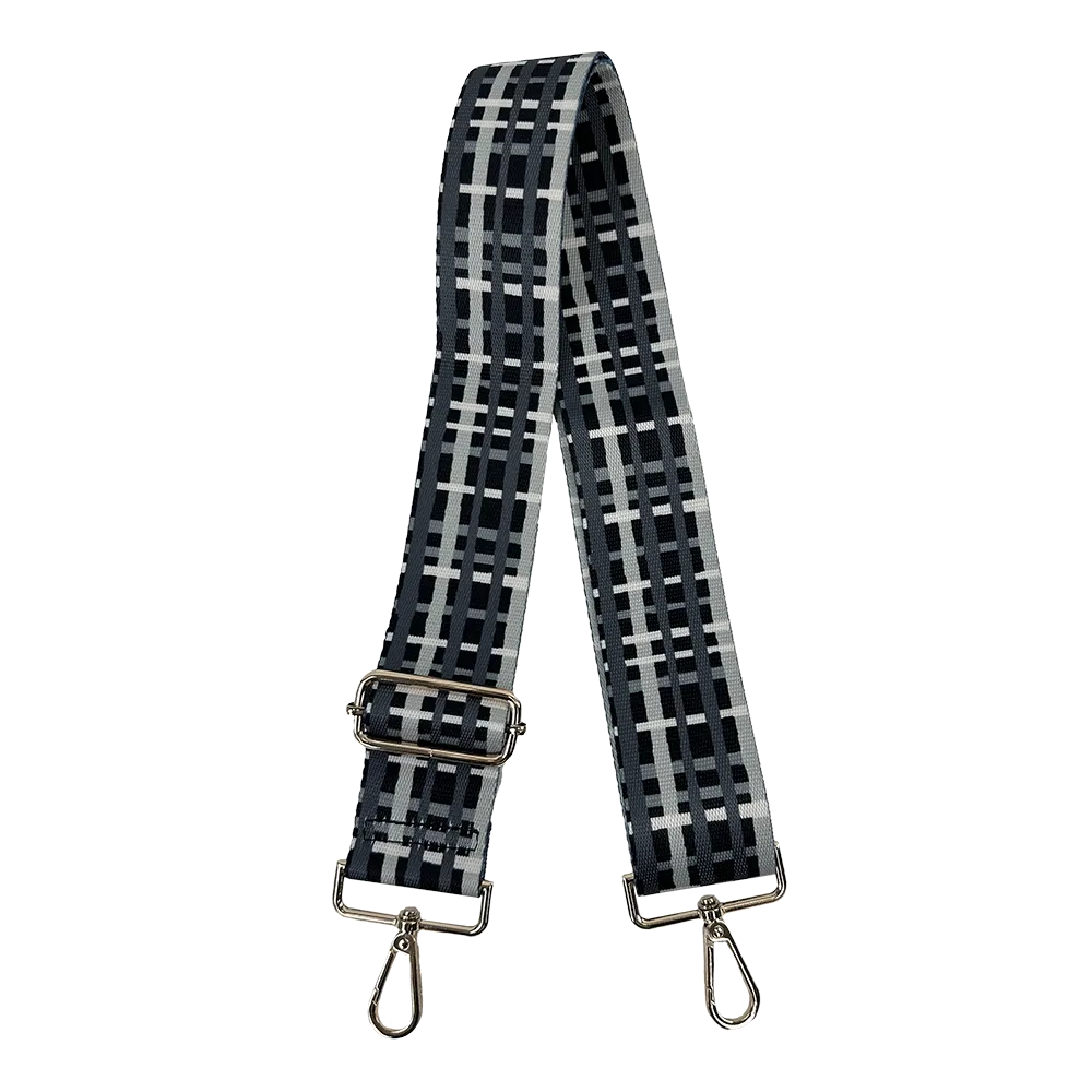 Ahdorned x Madcap Cottage 'Plaid' Interchangeable Adjustable Bag Straps