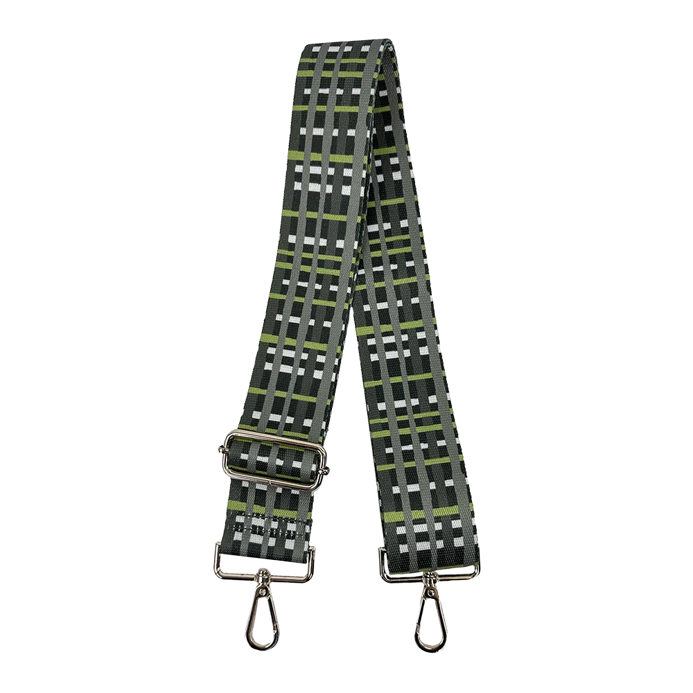 Ahdorned x Madcap Cottage 'Plaid' Interchangeable Adjustable Bag Straps