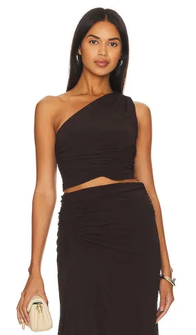 A.L.C. Kayden Top in Chocolate