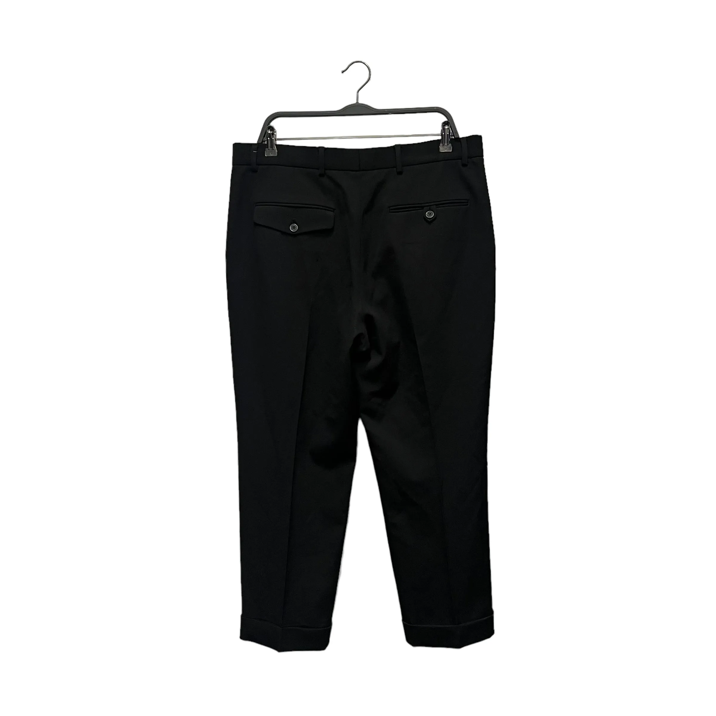 Alexander McQueen/Slacks/52/Cotton/BLK/