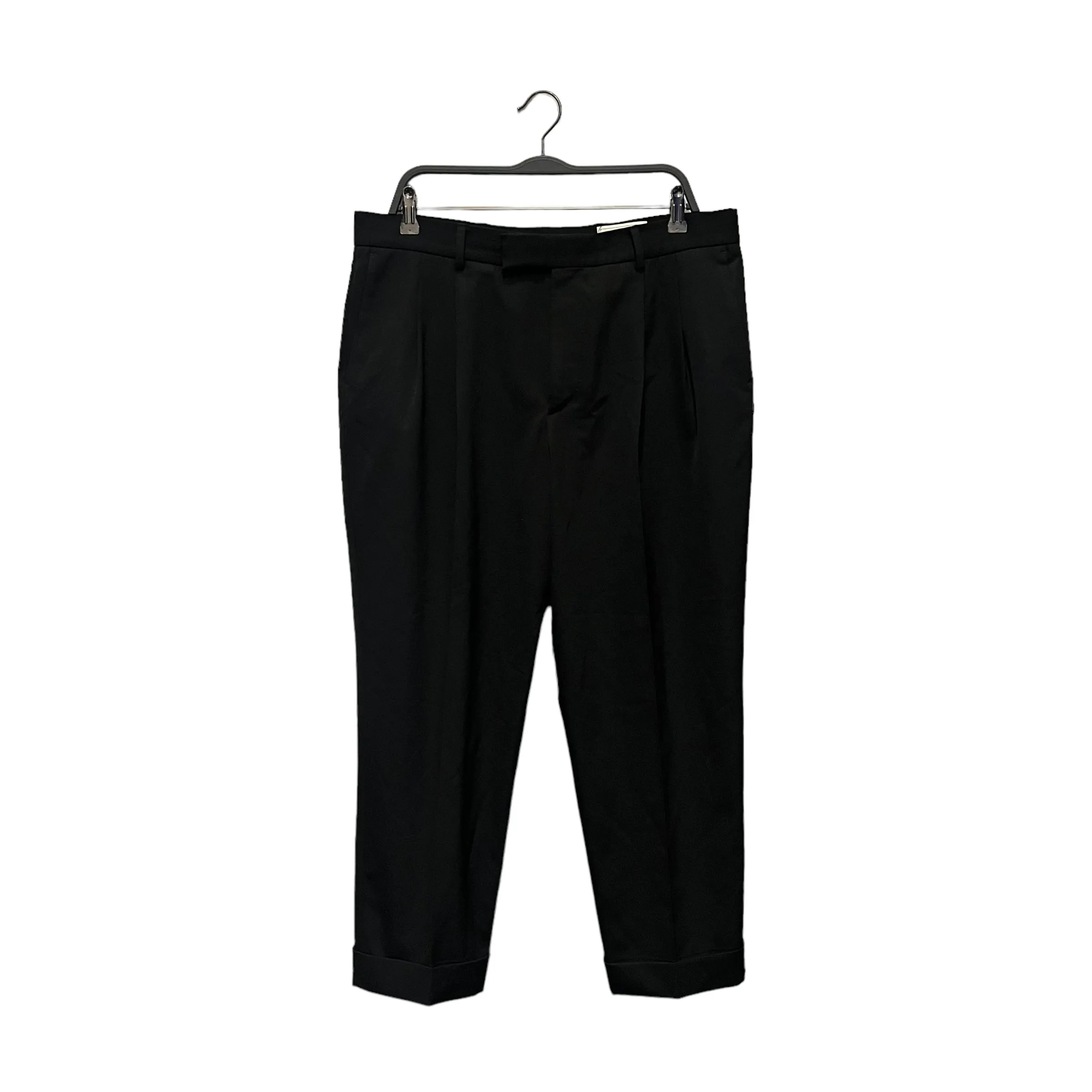 Alexander McQueen/Slacks/52/Cotton/BLK/