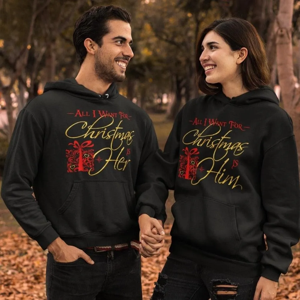 All I Want for Christmas, his and hers shirts