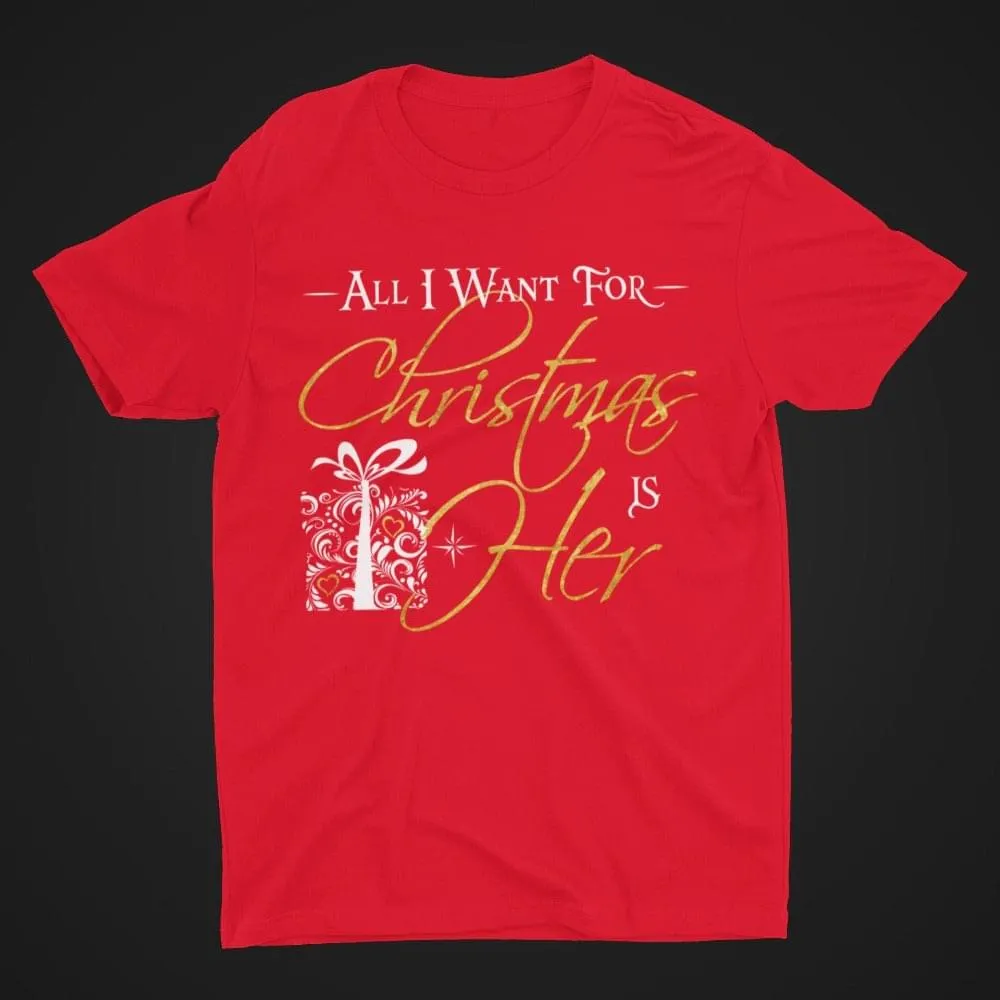 All I Want for Christmas, his and hers shirts