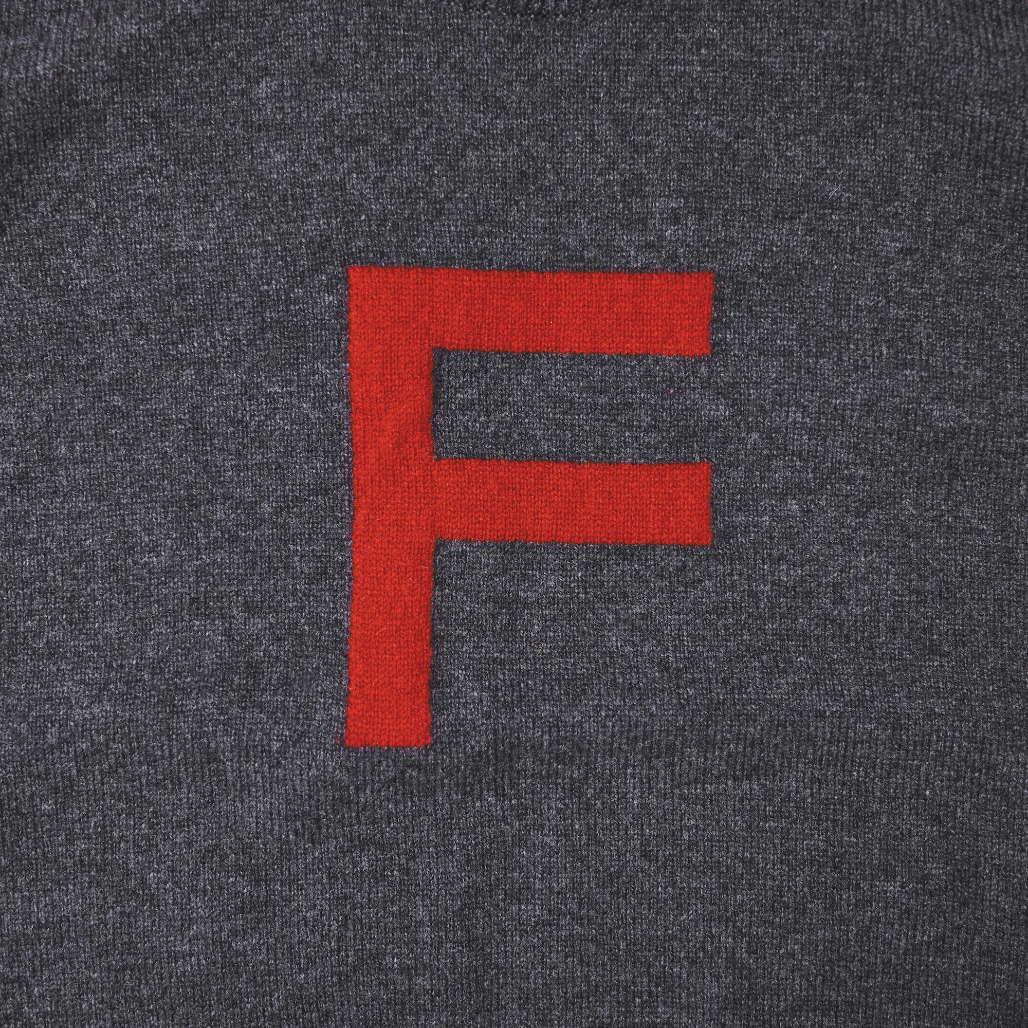 Alphabet F Knit