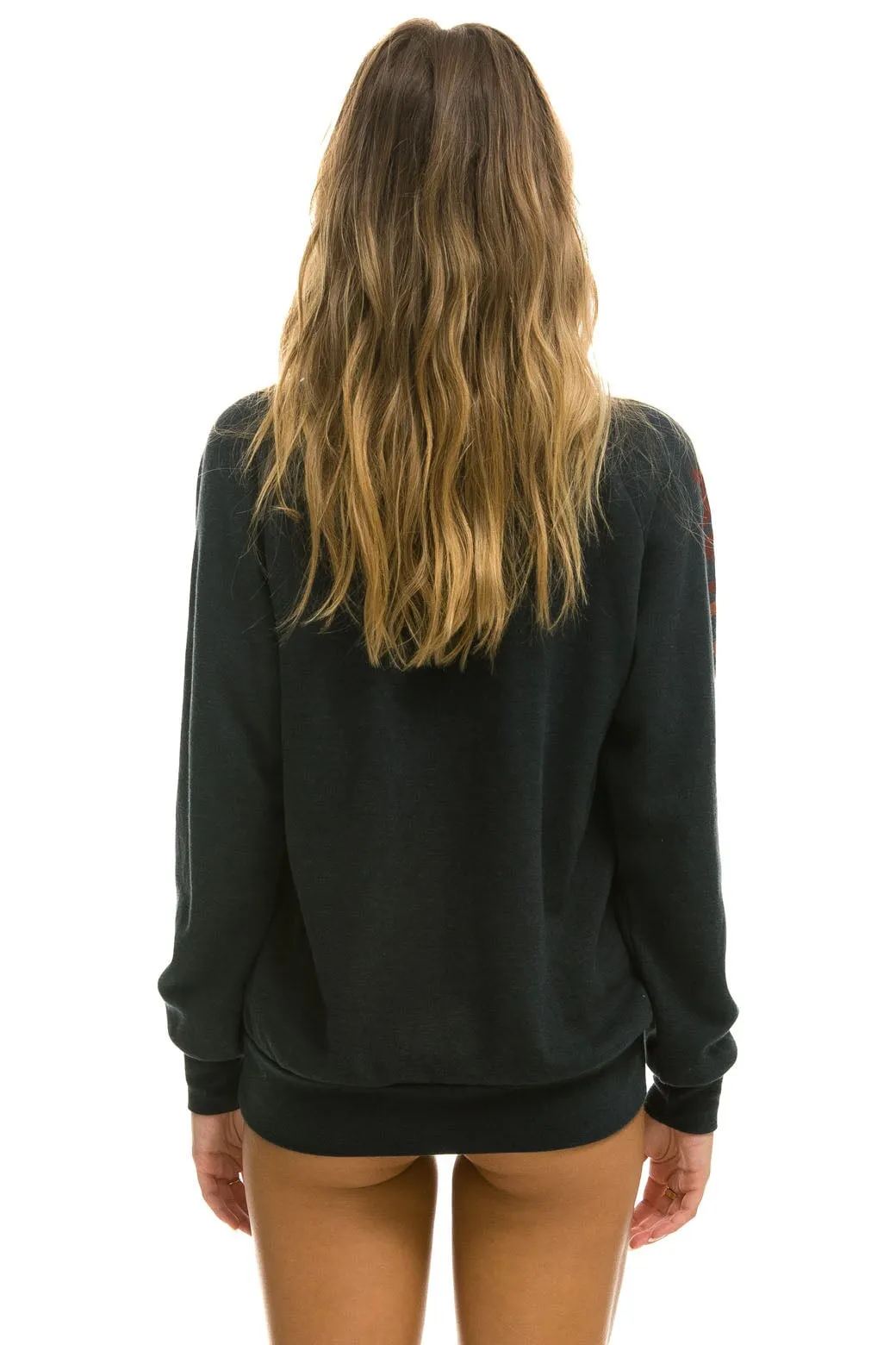 AVIATOR NATION VAIL CREW SWEATSHIRT - CHARCOAL