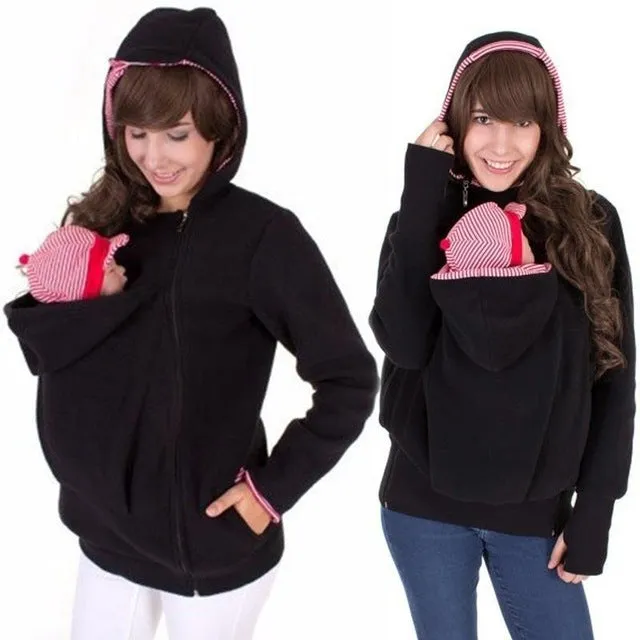 Baby Carrier Jacket Kangaroo Outerwear Hoodies &Sweatshirts