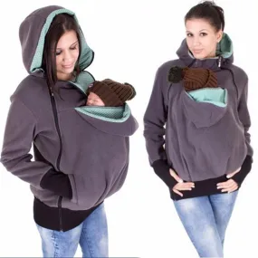Baby Carrier Jacket Kangaroo Outerwear Hoodies &Sweatshirts