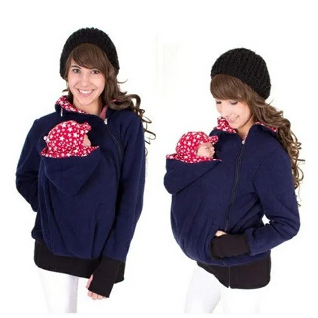Baby Carrier Jacket Kangaroo Outerwear Hoodies &Sweatshirts
