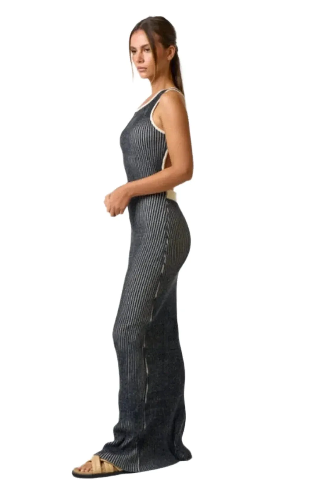 Back On Display Long Black Maxi Dress