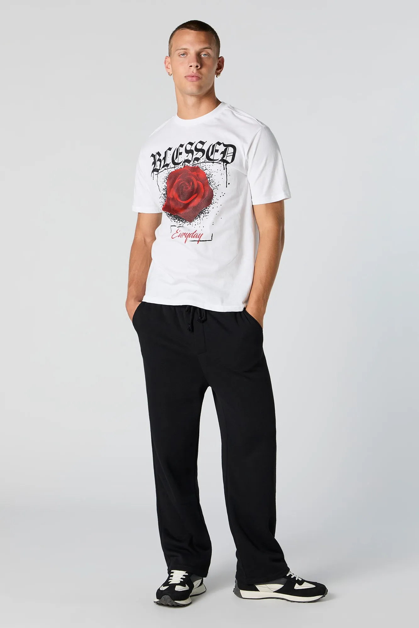 Blessed Rose Graphic T-Shirt