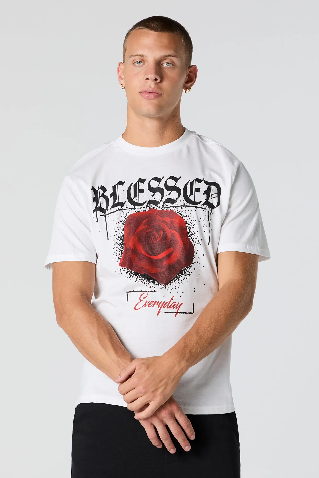 Blessed Rose Graphic T-Shirt
