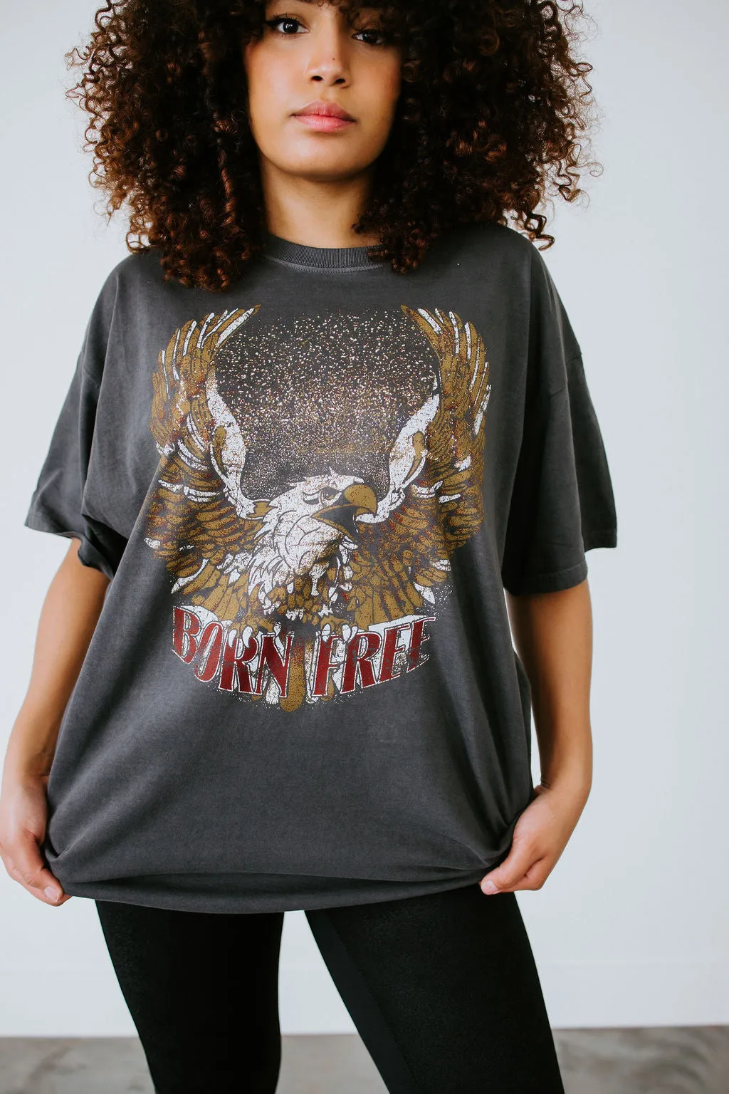 Born Free Oversized Graphic Tee