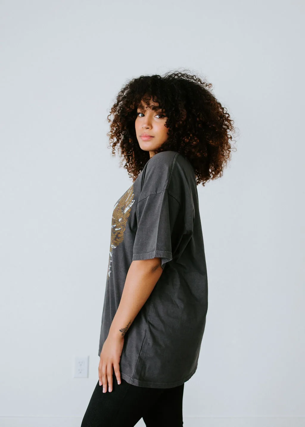 Born Free Oversized Graphic Tee