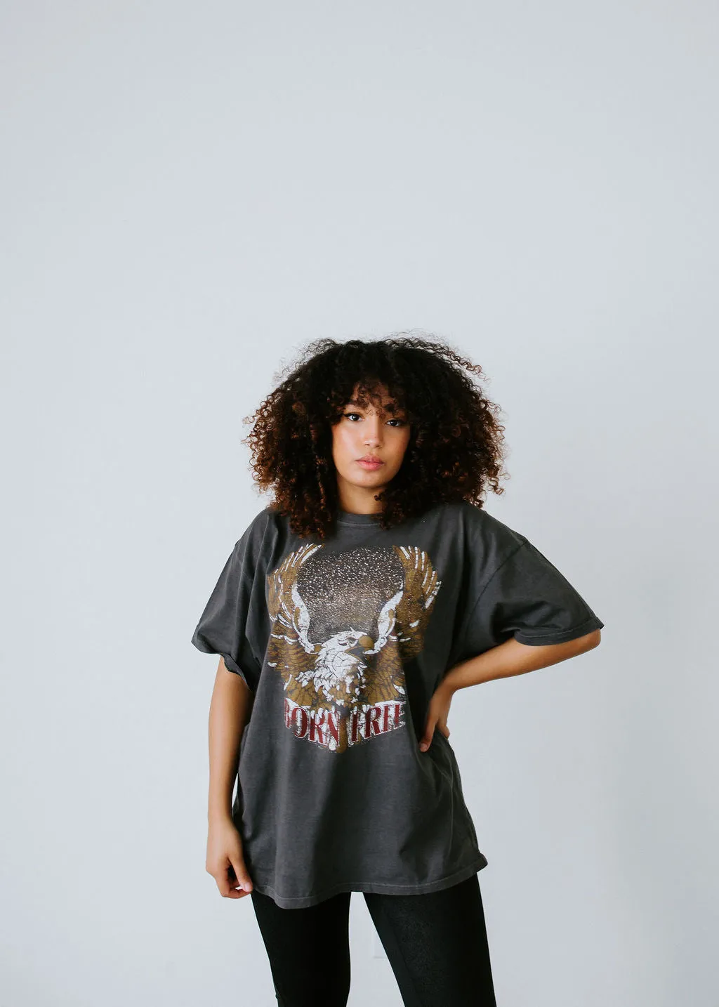 Born Free Oversized Graphic Tee