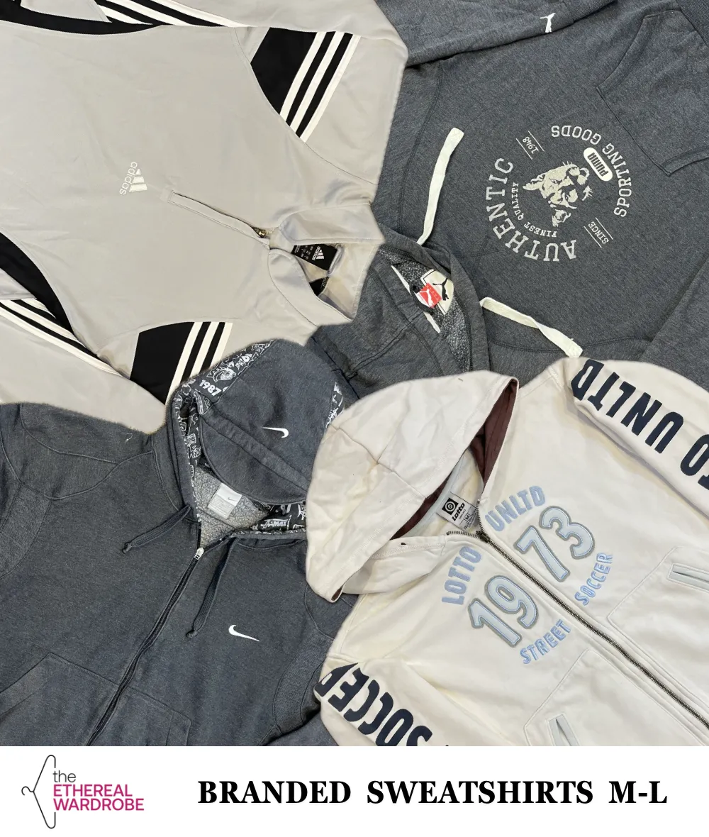 Branded Sweashirts M-L Nike, Adidas, Reebok & Other Brands