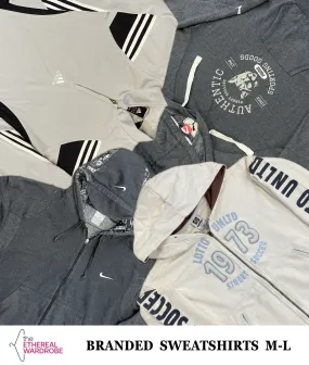 Branded Sweashirts M-L Nike, Adidas, Reebok & Other Brands