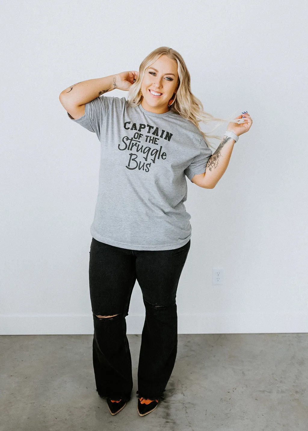 Captain of the Struggle Bus Tee
