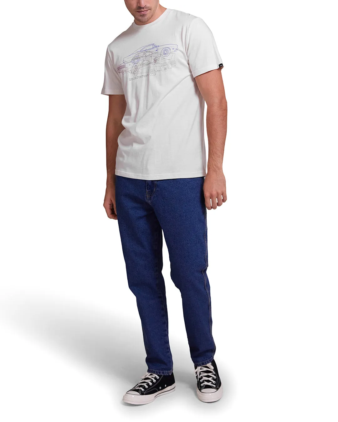 Charger Tee II - Vintage White