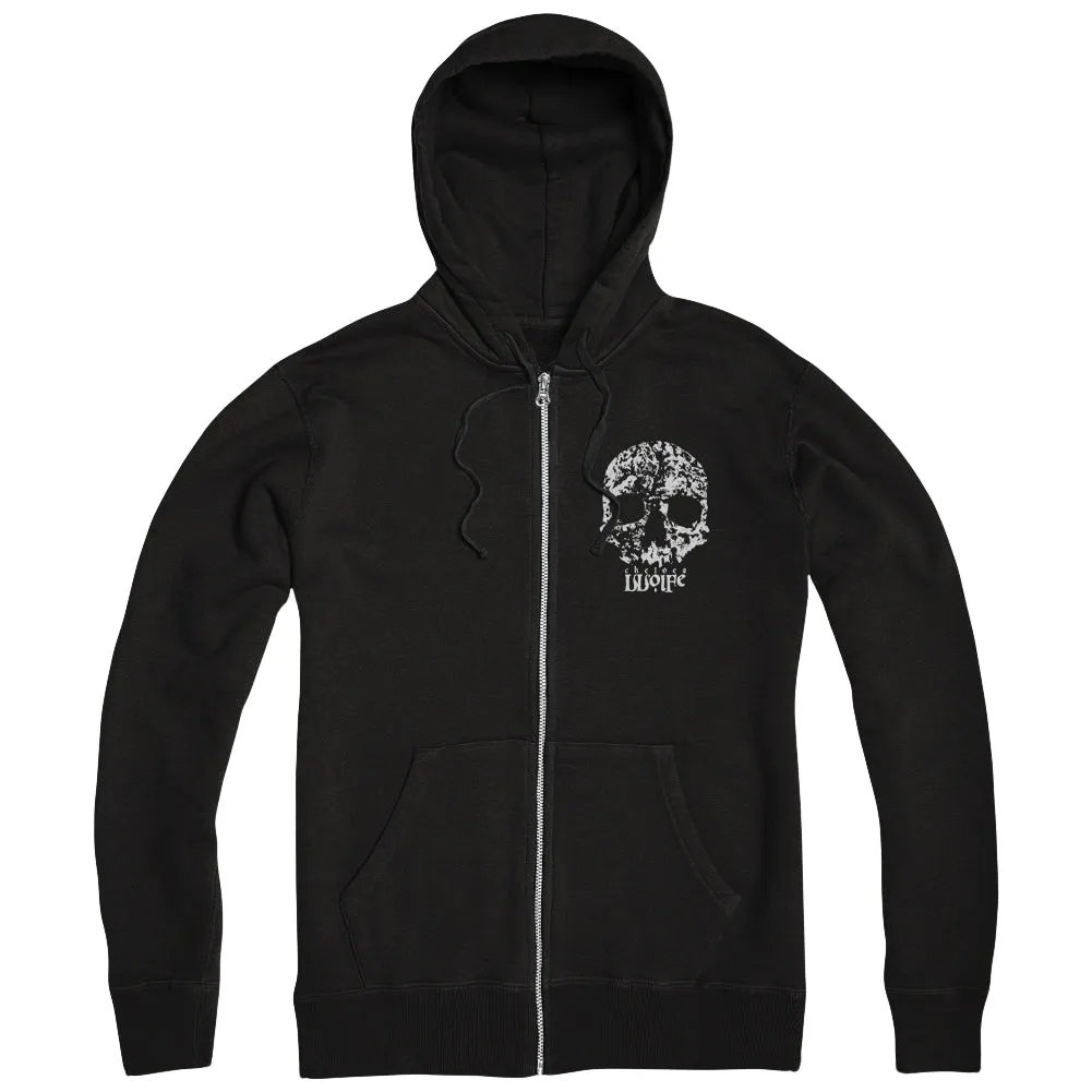 Sure, I can help optimize the title with some descriptive modifiers. Heres an improved version:

Dark Gothic Skull Zipper Hoodie by Chelsea Wolfe - Unisex Vintage Design
