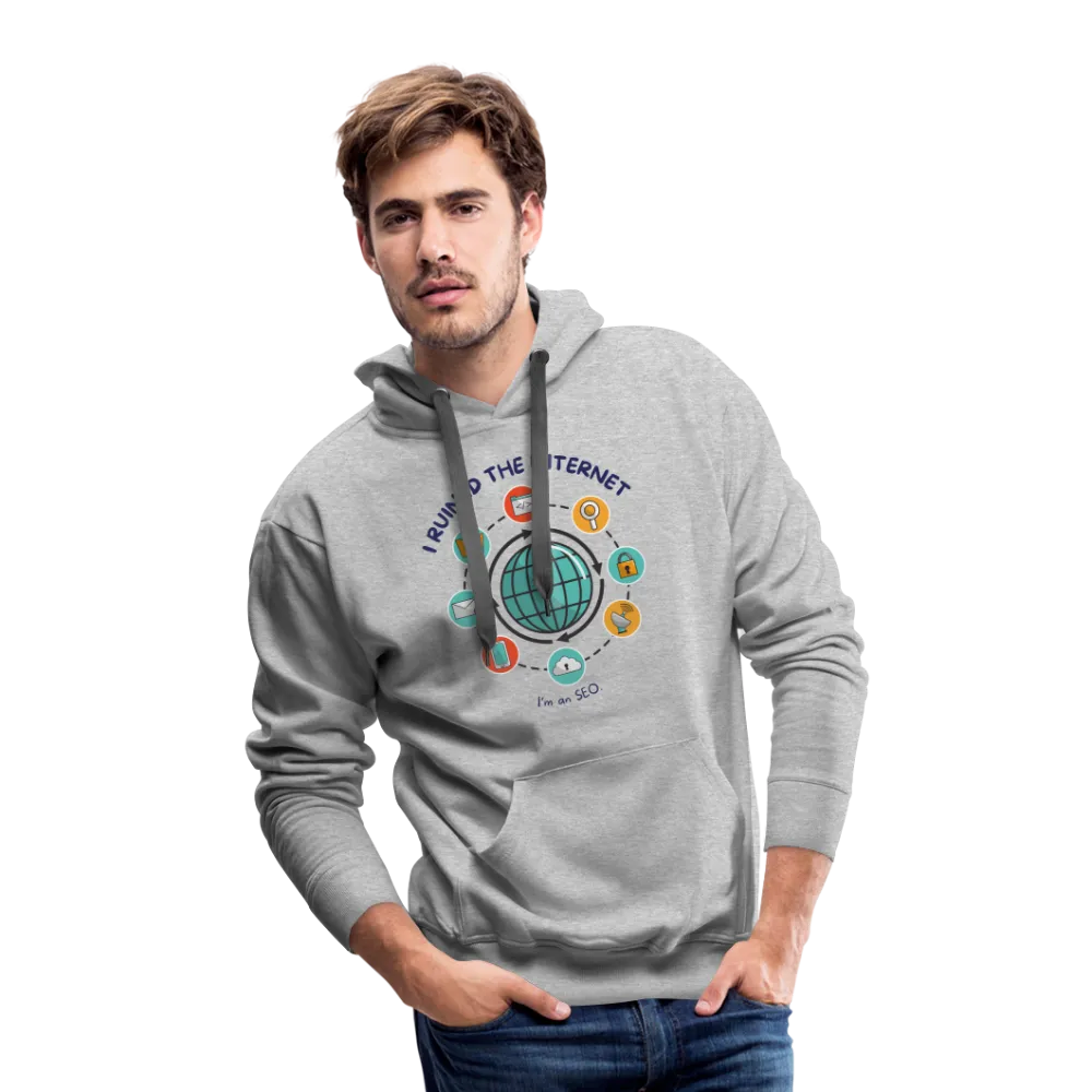 Cyber Czar: Men's SEO 'I Ruined the Internet' Hoodie