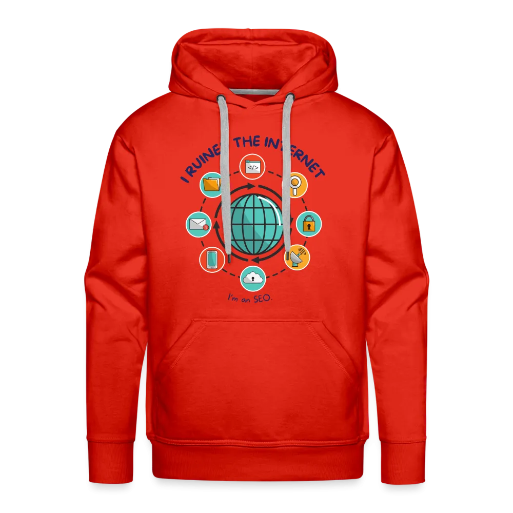 Cyber Czar: Men's SEO 'I Ruined the Internet' Hoodie