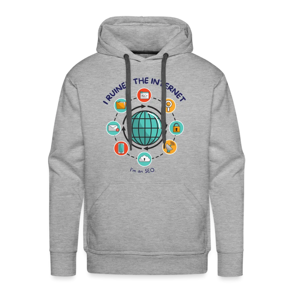 Cyber Czar: Men's SEO 'I Ruined the Internet' Hoodie