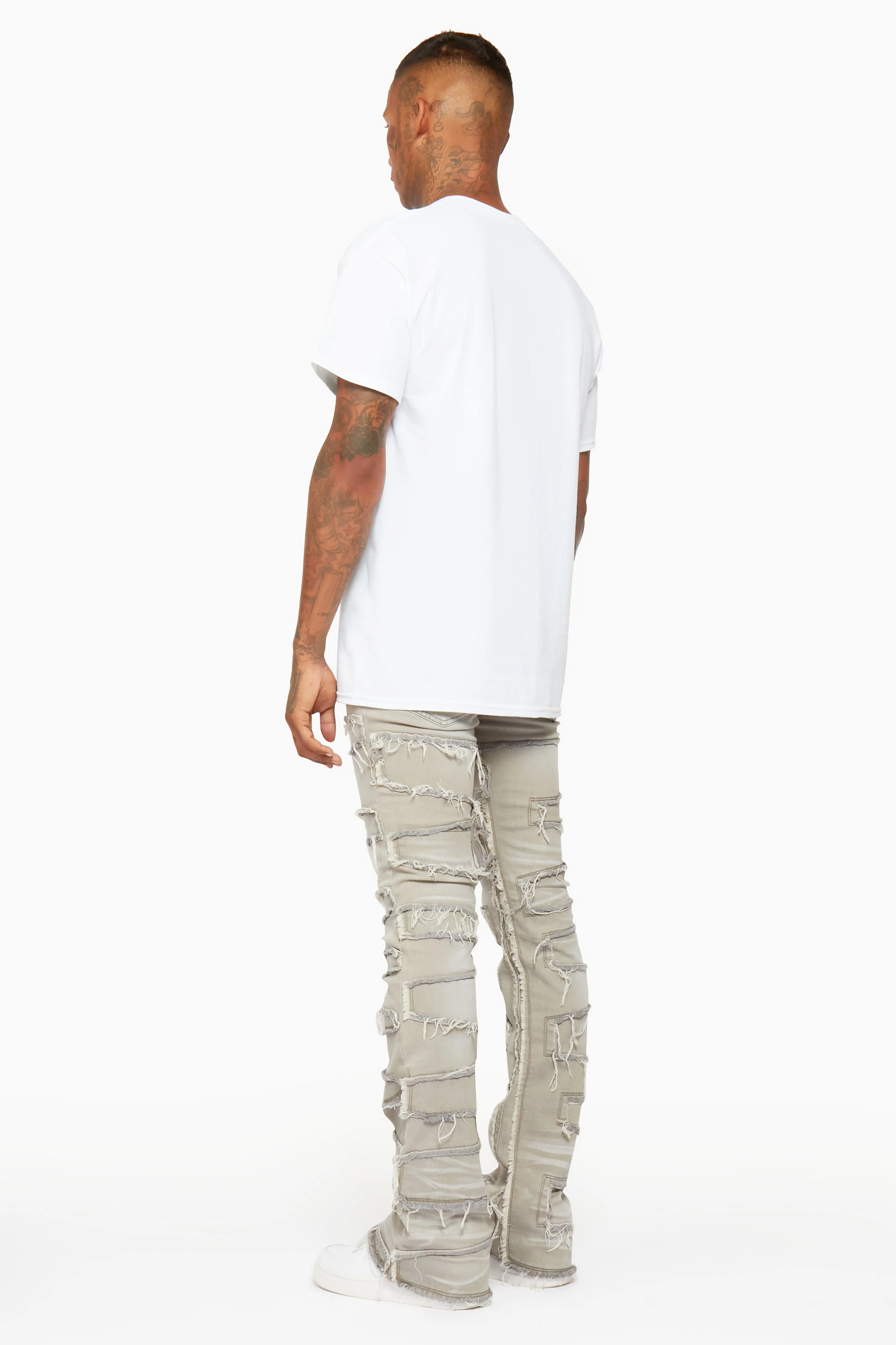 Flare Mens Stacked in Grey