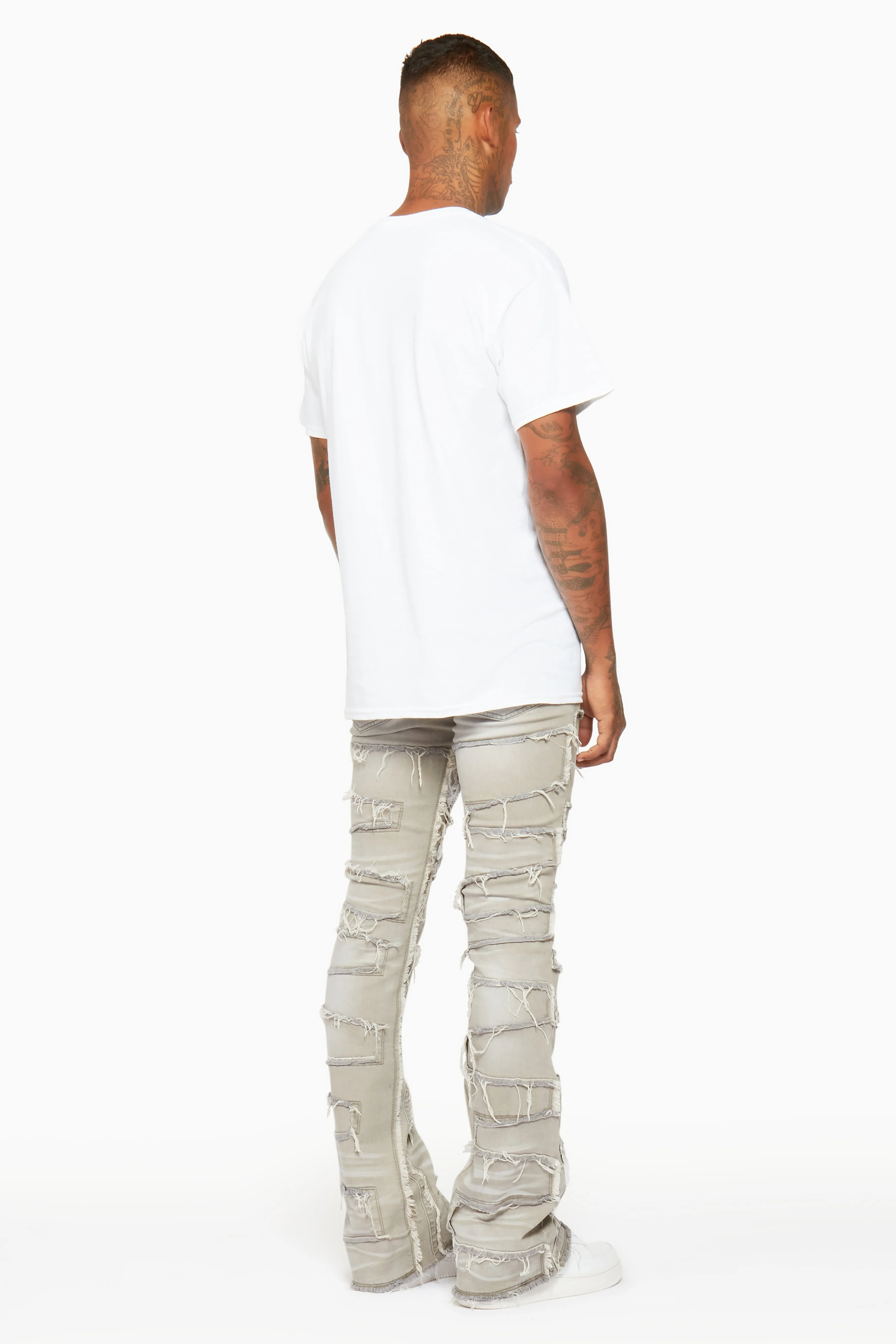 Flare Mens Stacked in Grey