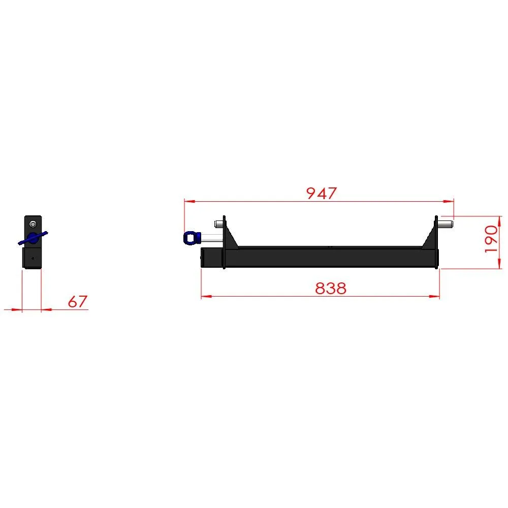 Force USA 3FT Box Safety (Pair)
