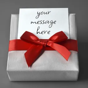 Gift Hand-wrapped with Personalized Card
