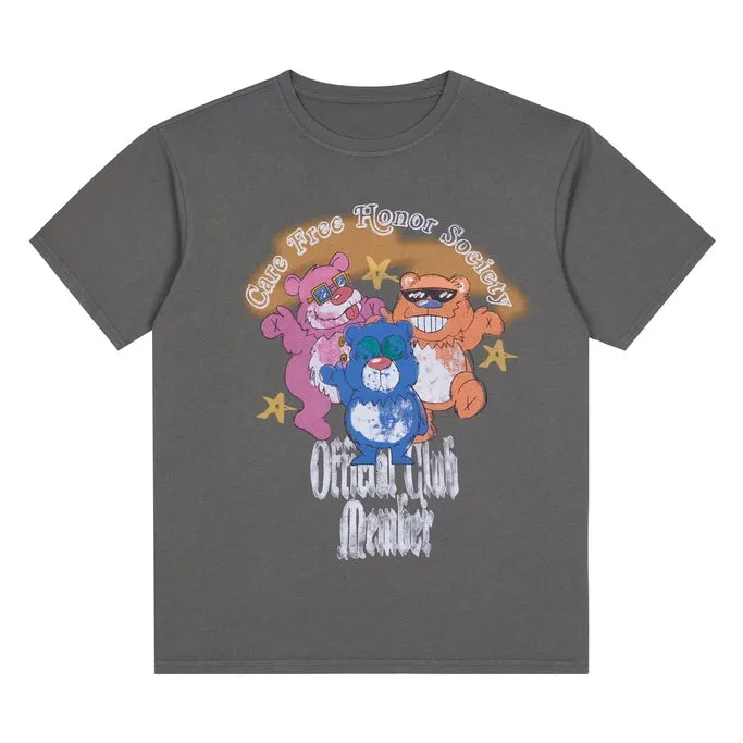 Graphic Washed T-Shirt - Vintage Army