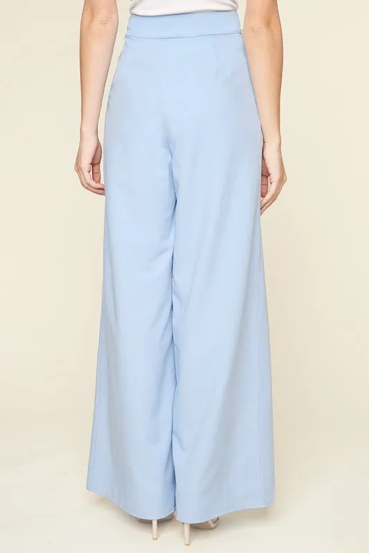 High Waist Wide Leg Pants