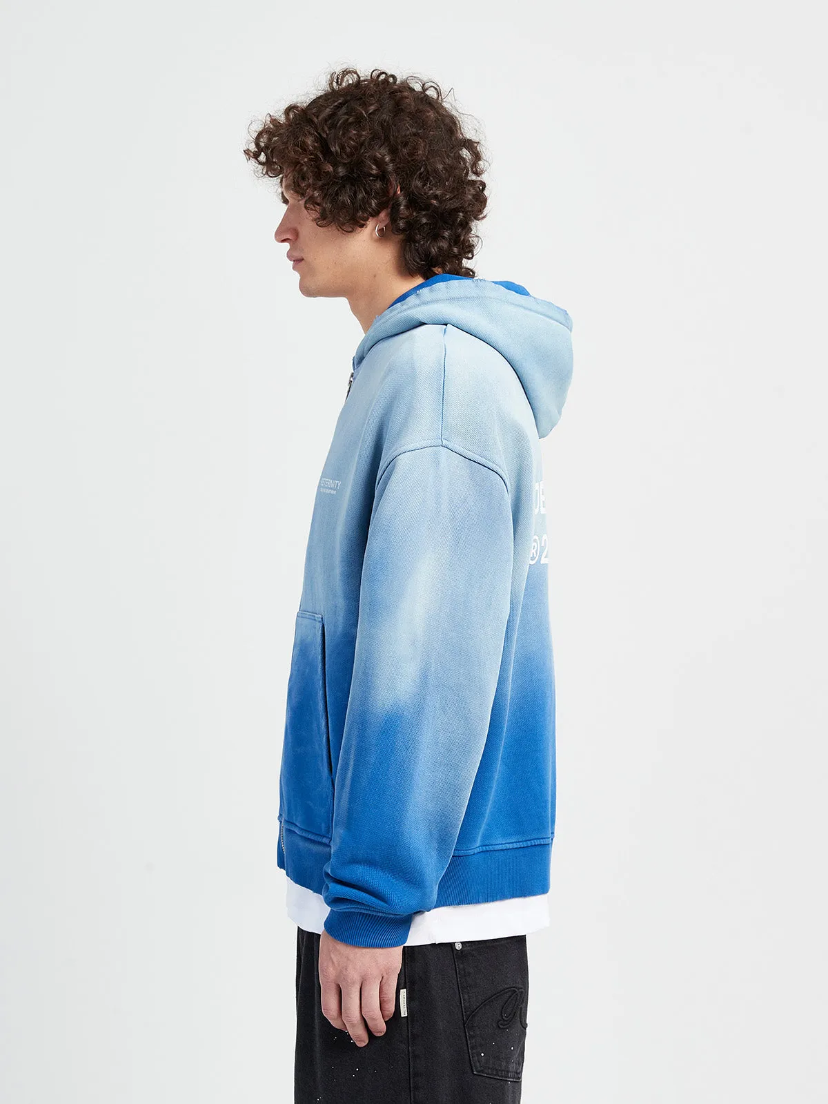 HOODIE CREATIVE DEPT - FADED BLUE