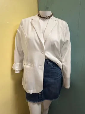 Hotouch White Blazers, Xxl