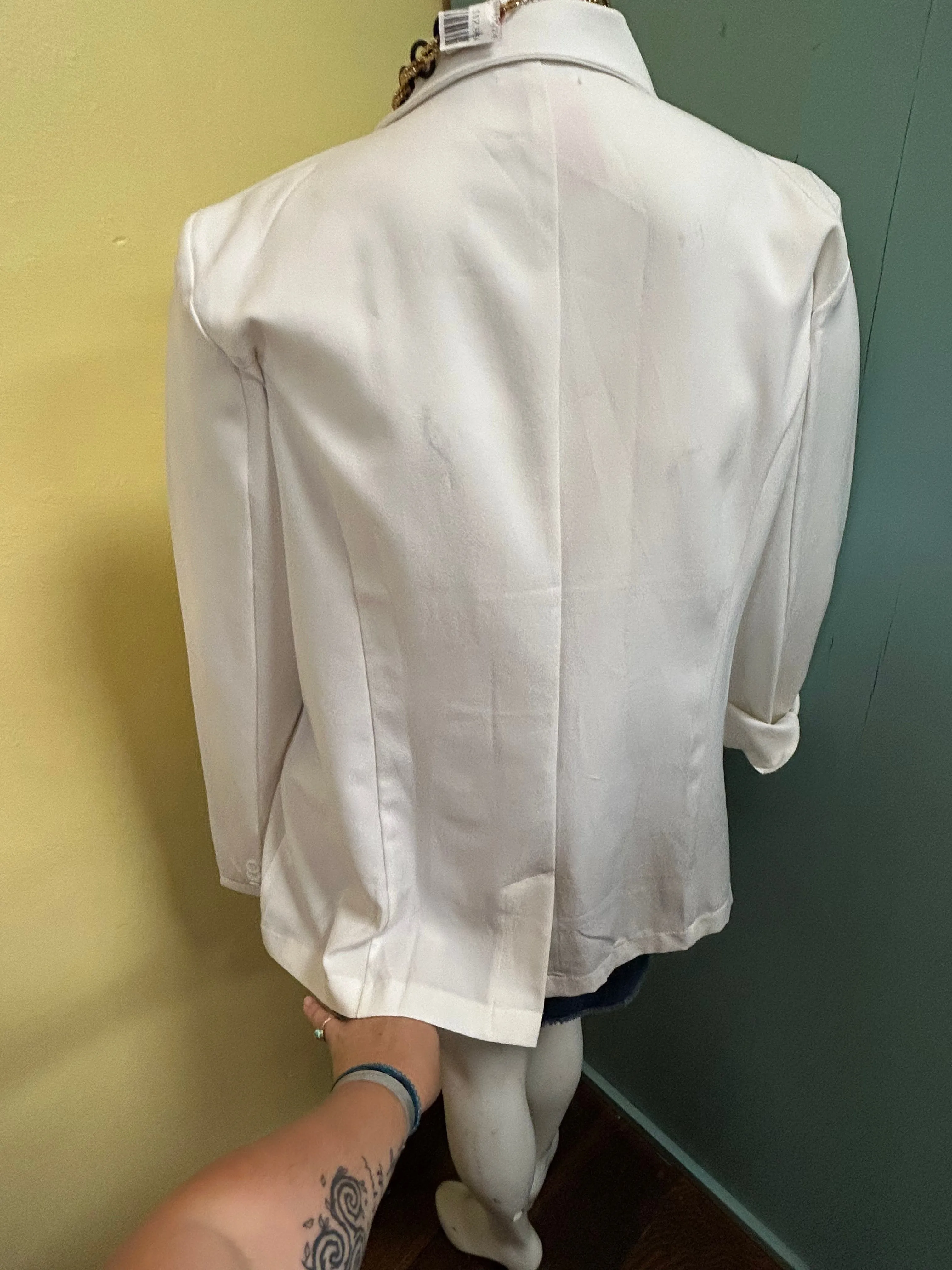Hotouch White Blazers, Xxl