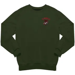 Hunter Green Embroidered Sweatshirt