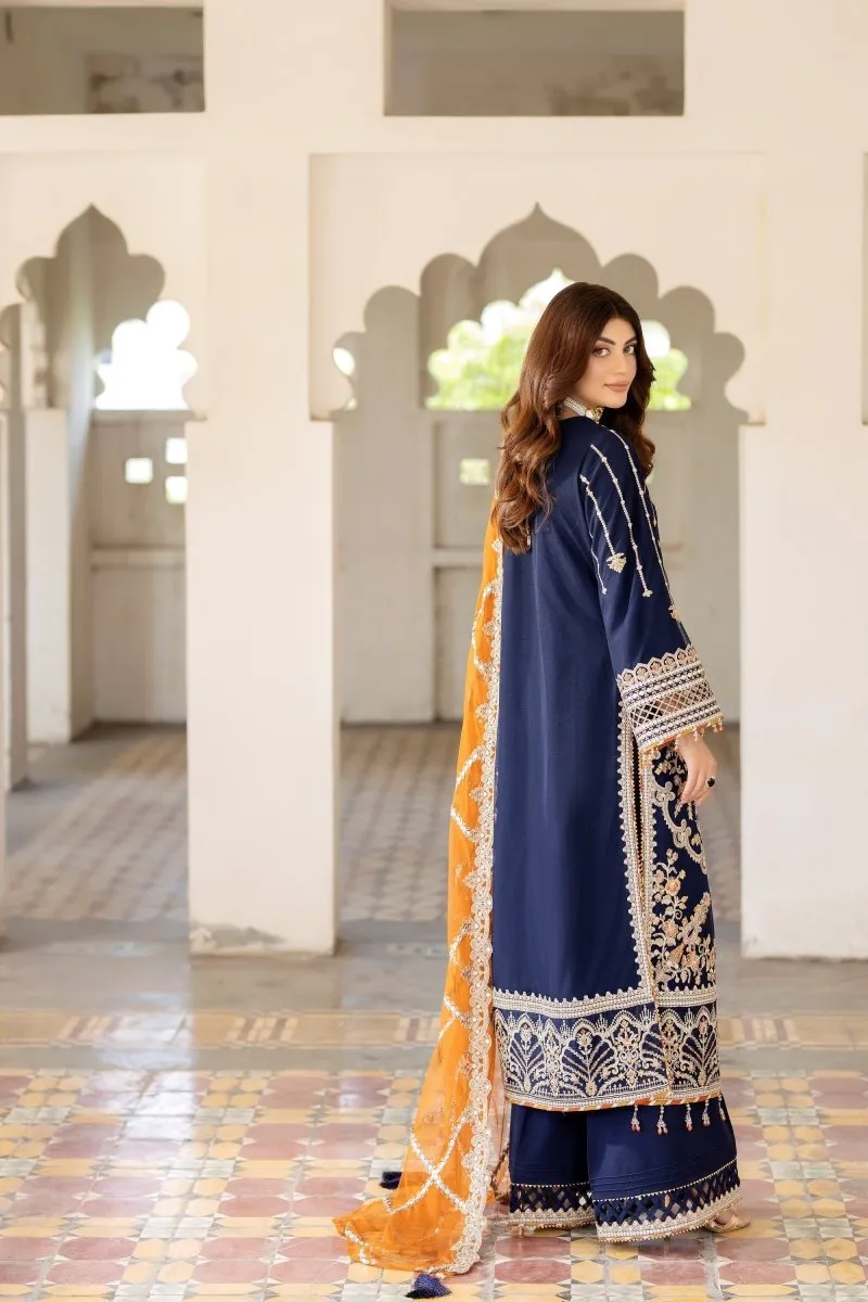 Imrozia Embellished Net Pakistani Party Wear Suit Noor IMR207