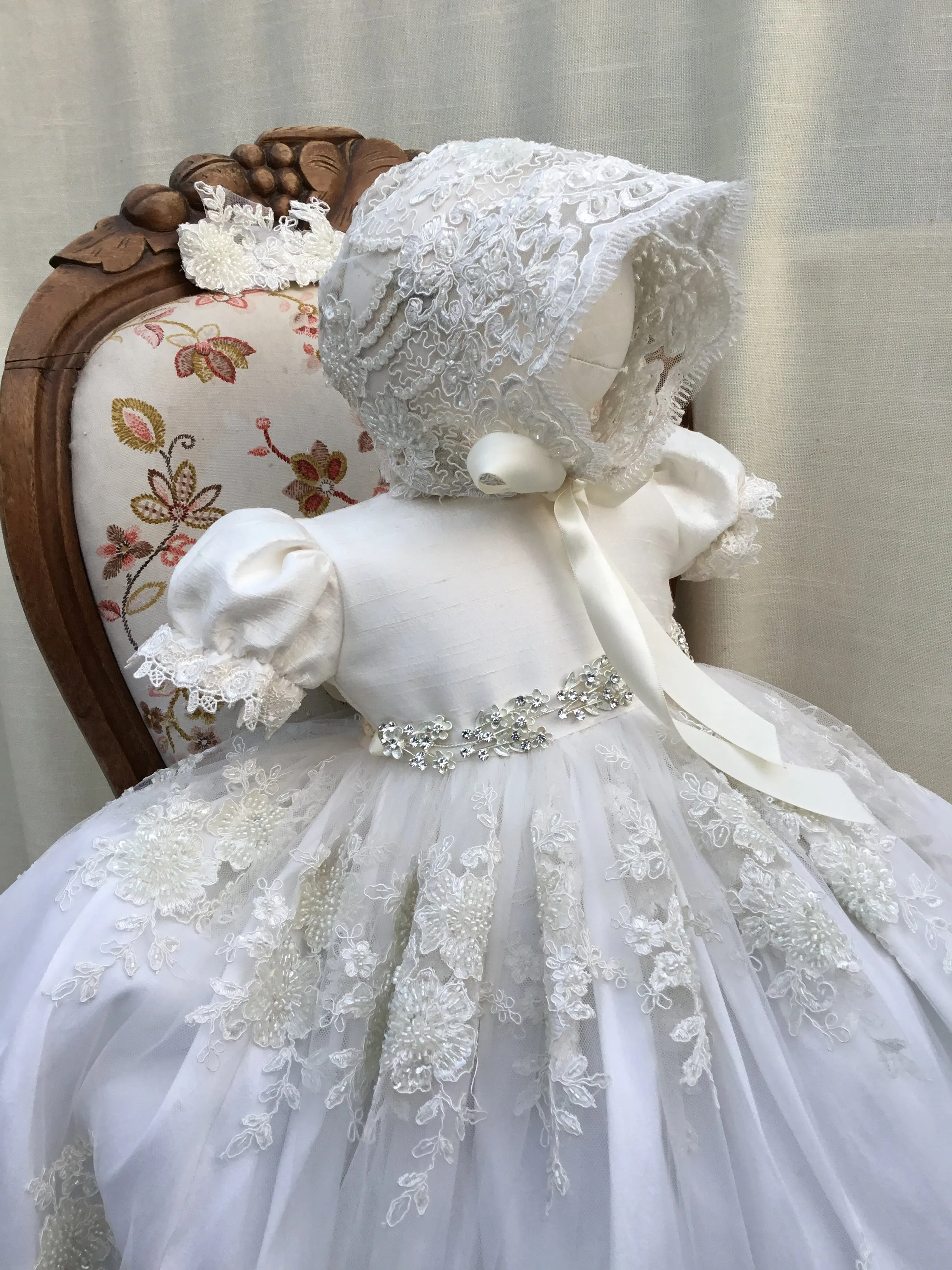 Lace Christening Gown - Aida