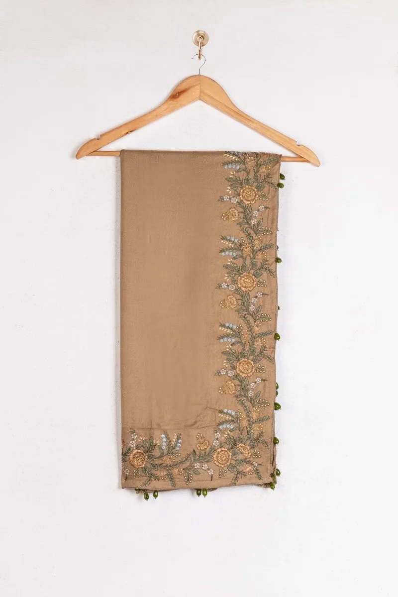 Maria B Linen Pakistani Suit DL-1003-Olive Green MAR128