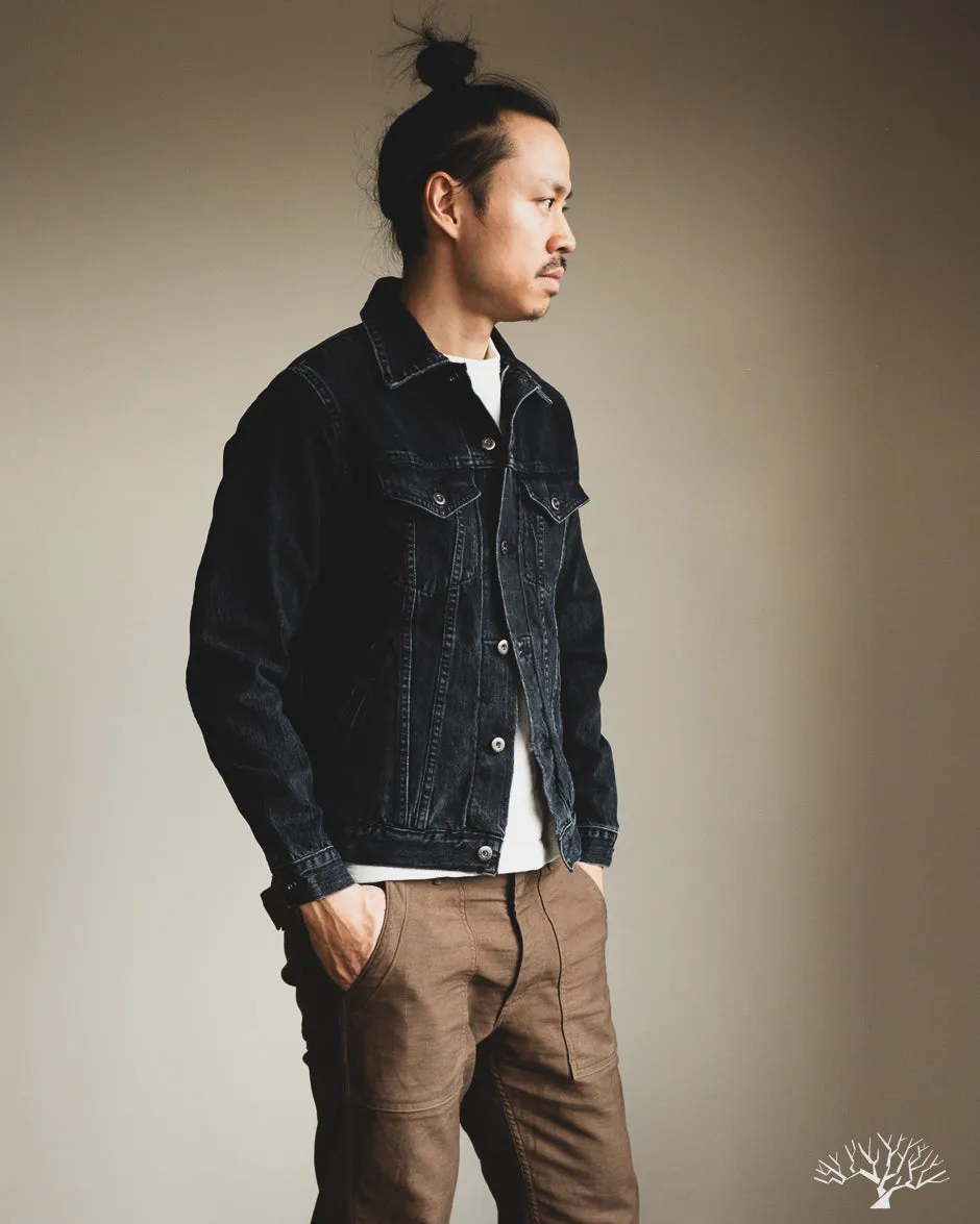 Stonewashed Type 3s Denim Jacket - Black