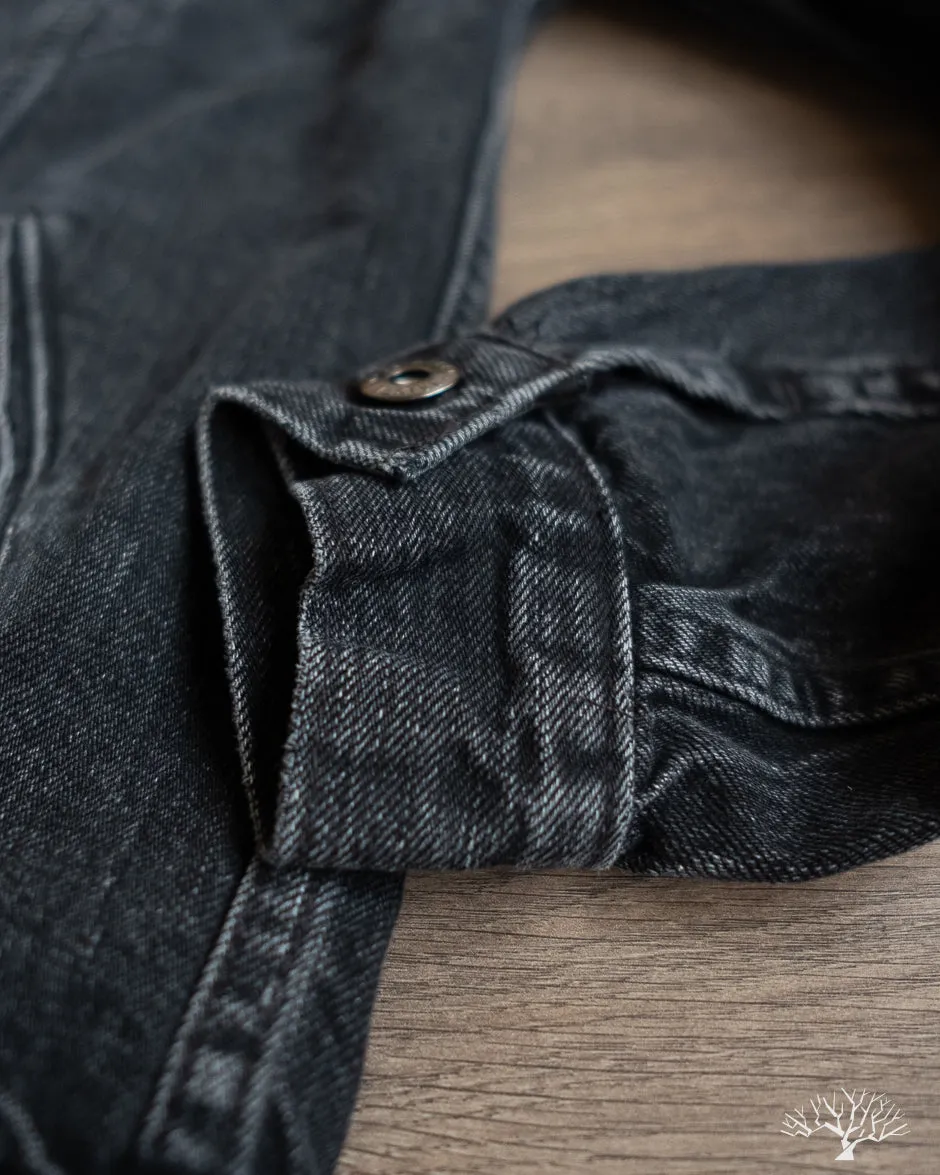 Stonewashed Type 3s Denim Jacket - Black