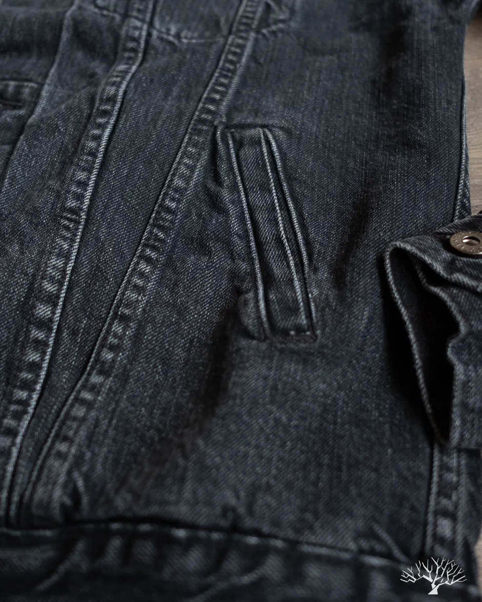 Stonewashed Type 3s Denim Jacket - Black