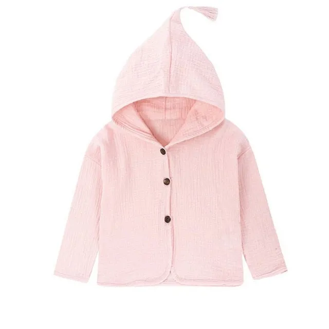 Tops Shirt Girls Jackets Kids 2019 New Baby Boys Clothing Tassel Hat Design Cotton Linen Children Cardigan 1-6Y Blouse Toddler