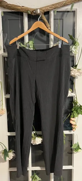 Torrid Grey Pinstripe Dress Pants 18